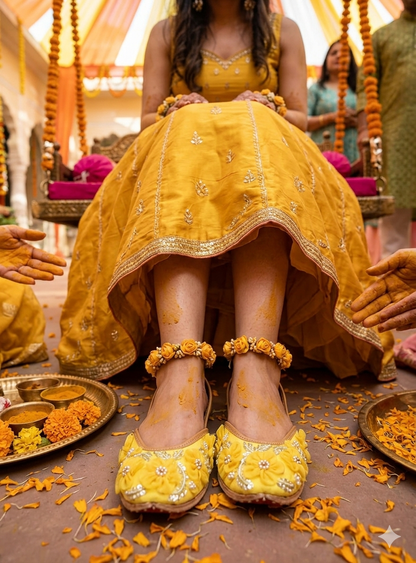 Gorgeous Floral Yellow JTS - Indian Dress House 786