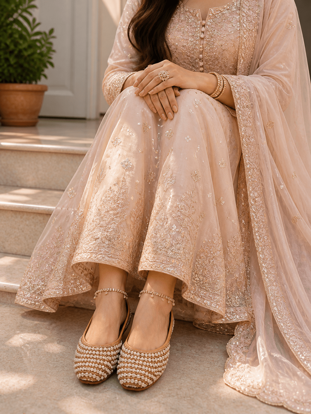 Gorgeous Gold & Silver JTS - Indian Dress House 786