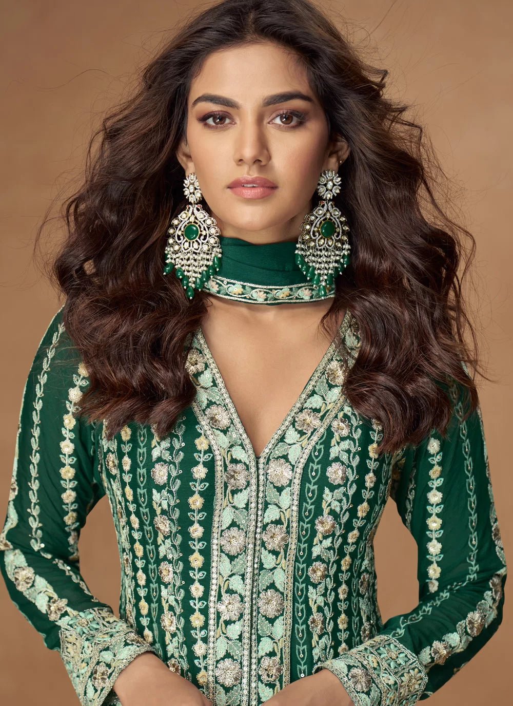 Gorgeous Green ASMJ - Indian Dress House 786