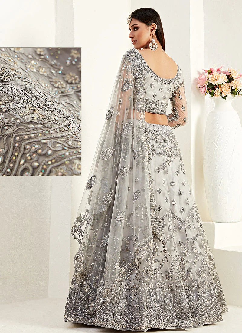 Gorgeous Grey ALZL - Indian Dress House 786