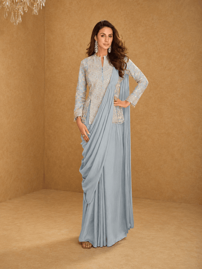 Gorgeous Grey GKM - Indian Dress House 786