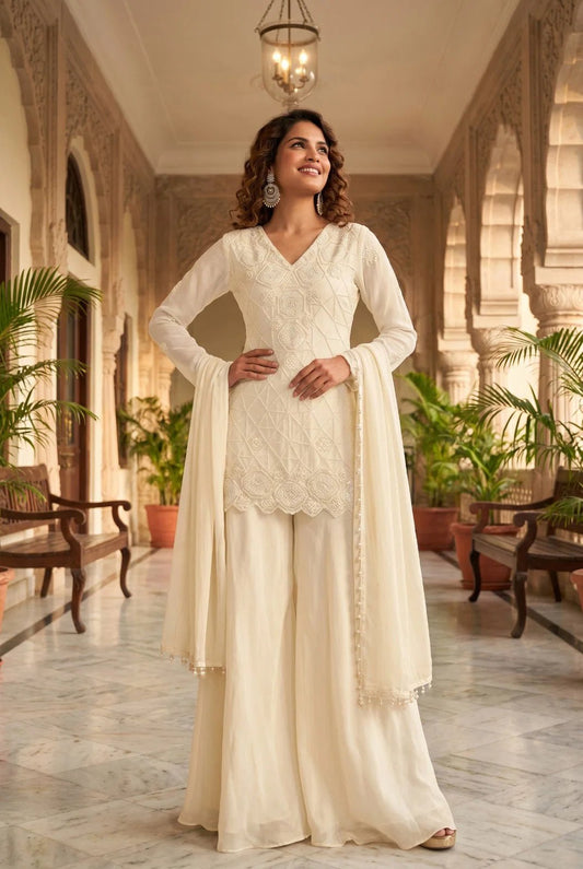 Gorgeous Ivory AURS - Indian Dress House 786