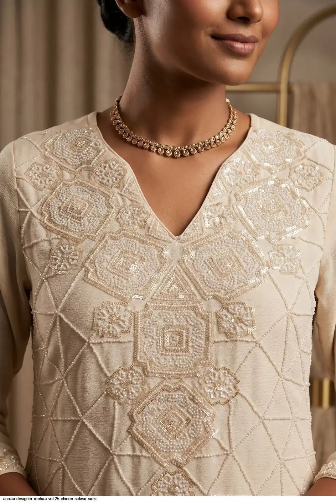 Gorgeous Ivory AURS - Indian Dress House 786