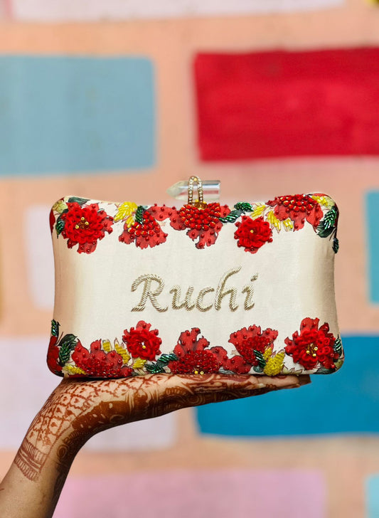 Gorgeous Ivory & Red CN CFB - Indian Dress House 786