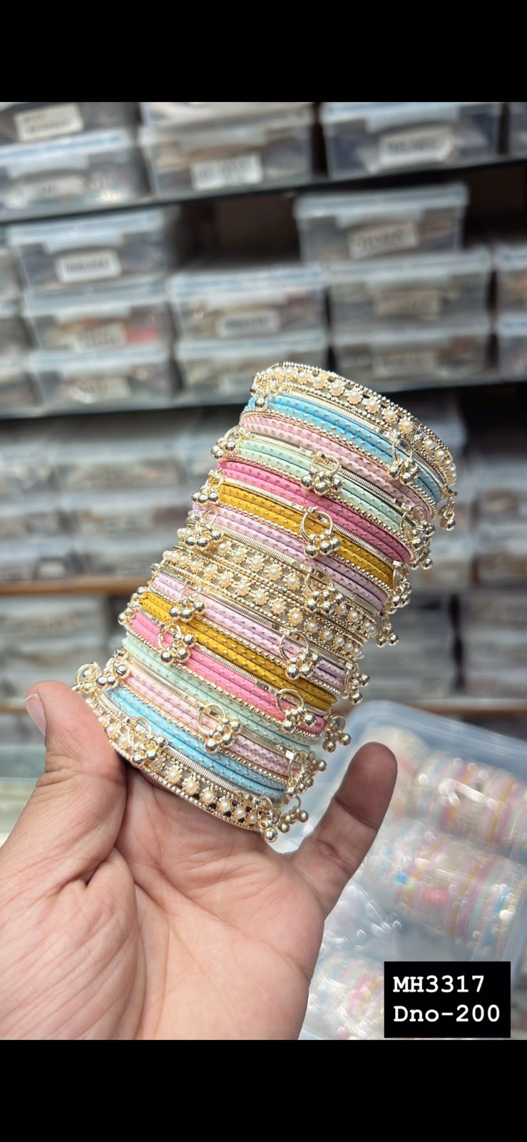 Gorgeous Kashmiri Pastel Bangles JWY - Indian Dress House 786
