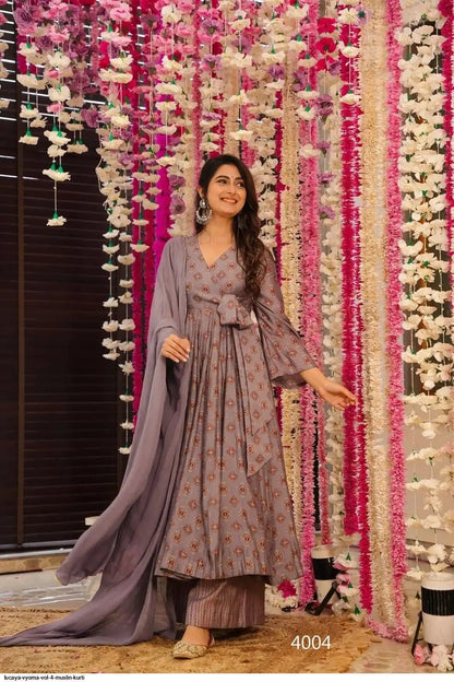 Gorgeous Lavender LC VMY 4004 FVD - Indian Dress House 786