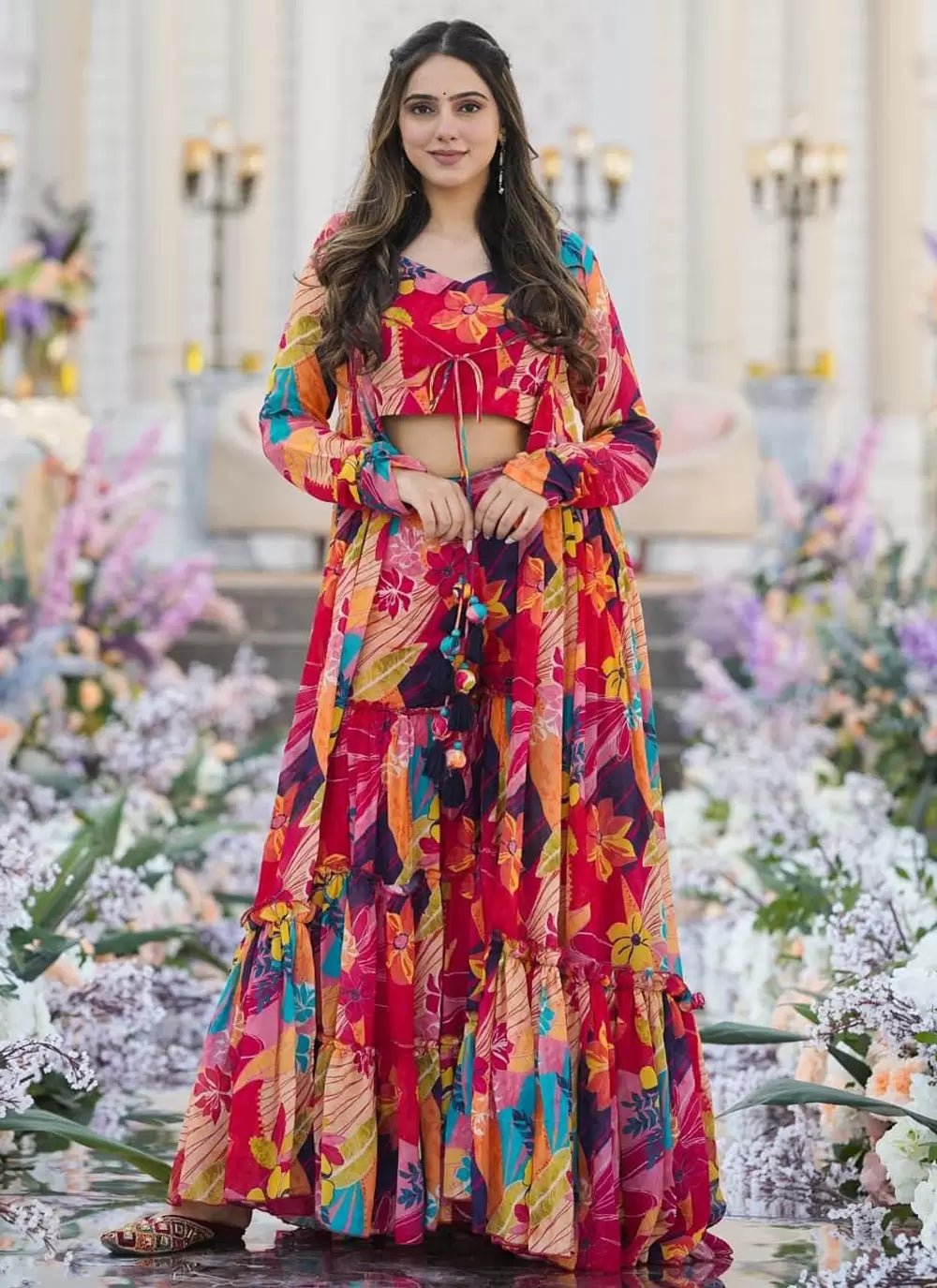 Gorgeous Multi Color LC 103 FVD - Indian Dress House 786