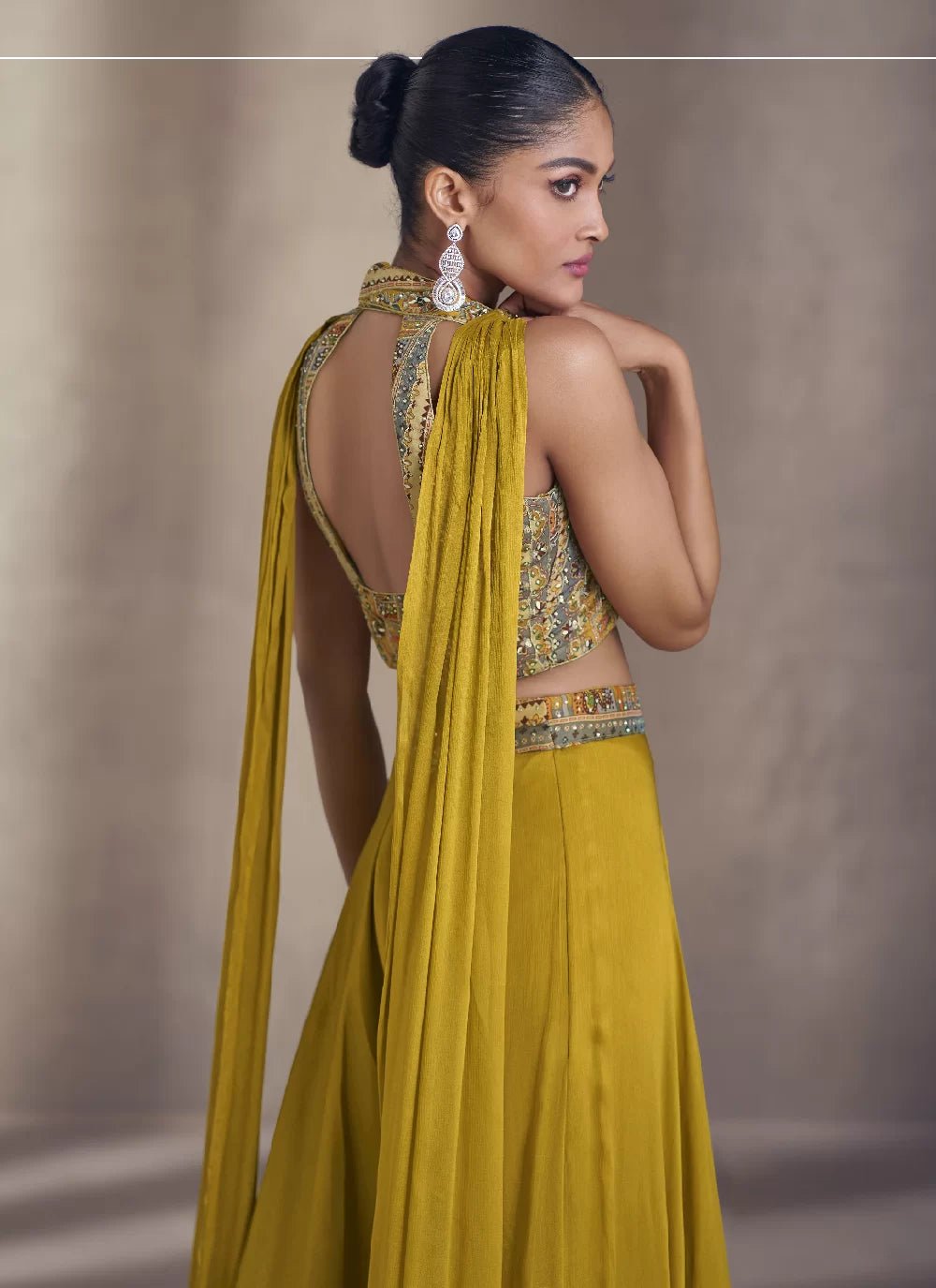 Gorgeous Mustard SYNIP - Indian Dress House 786