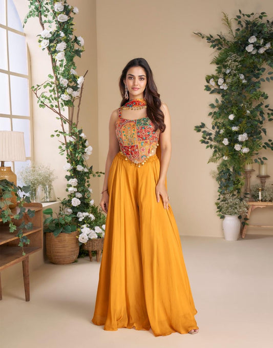 Gorgeous Orange MC SYMO - Indian Dress House 786