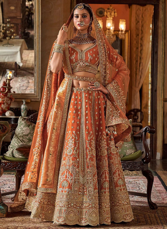 Gorgeous Orange MJL - Indian Dress House 786