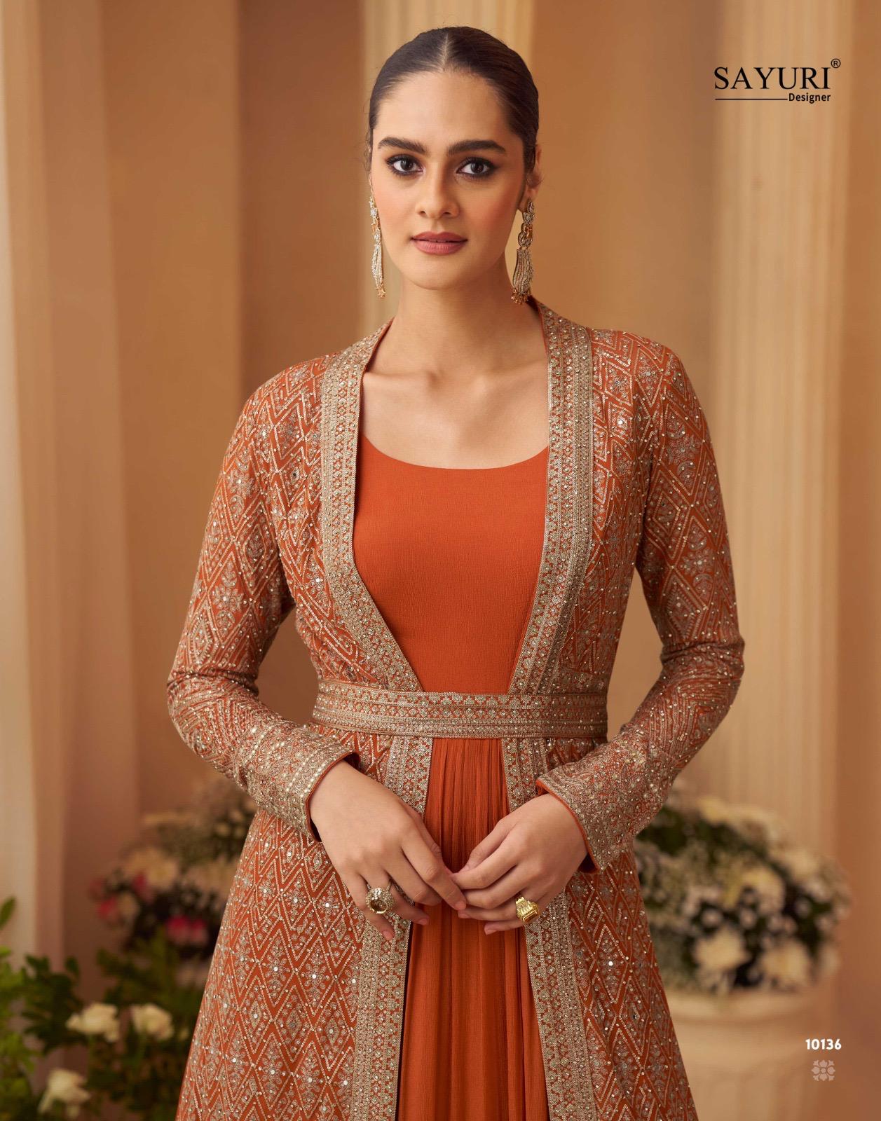 Gorgeous Orange SYKJ - Indian Dress House 786
