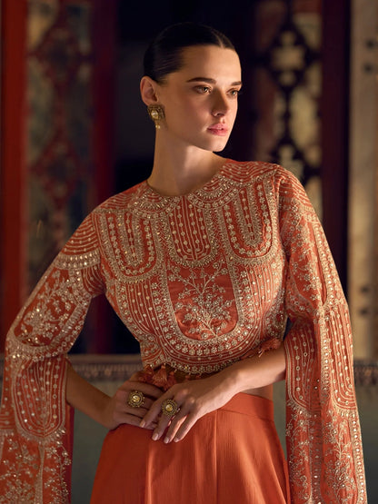 Gorgeous Orange SYRP - Indian Dress House 786