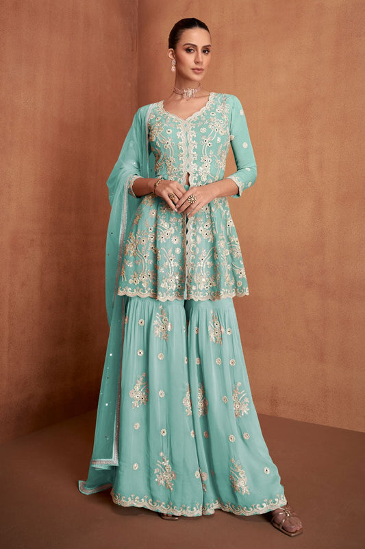Gorgeous Pastel GKSHR - Indian Dress House 786