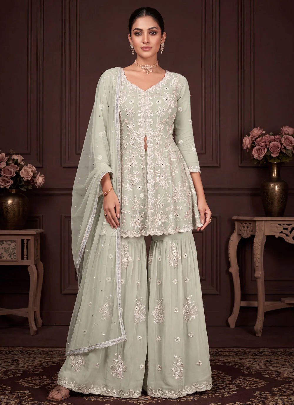 Gorgeous Pastel GKSHR - Indian Dress House 786