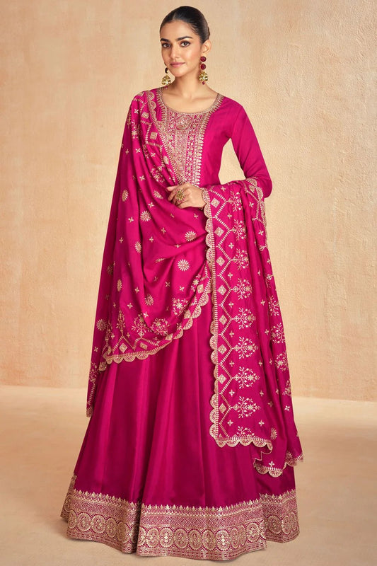 Gorgeous Pink S ATG - Indian Dress House 786