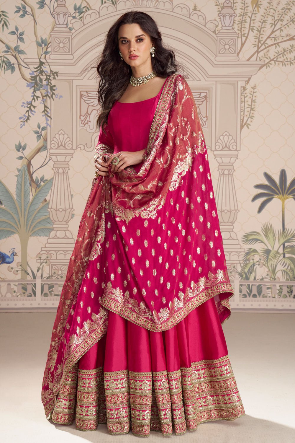 Gorgeous Pink SYRO - Indian Dress House 786