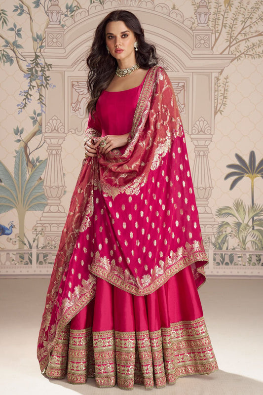 Gorgeous Pink SYRO - Indian Dress House 786