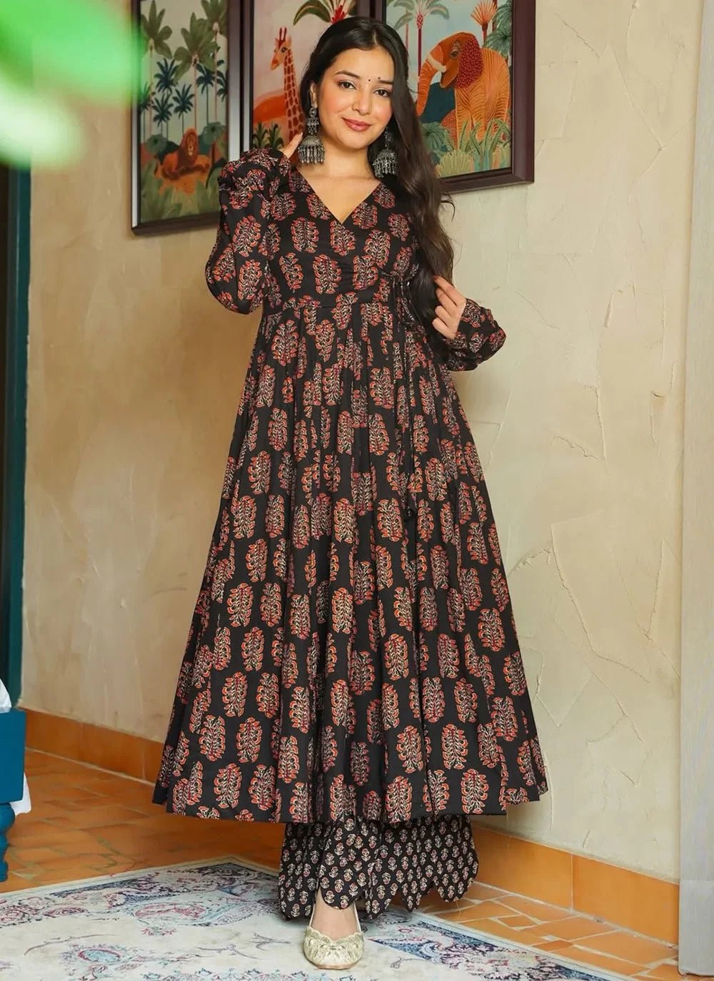 Gorgeous Printed LC VMY FVD - Indian Dress House 786