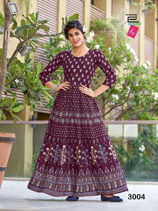 Gorgeous Purple BH 3004 KTS - Indian Dress House 786