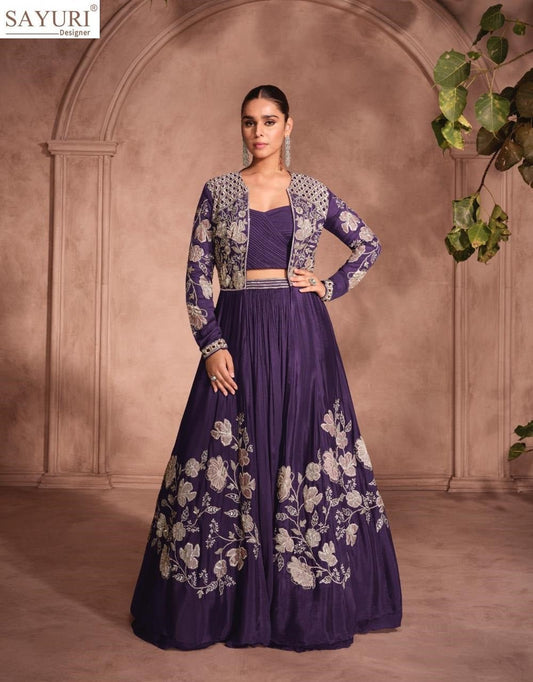 Gorgeous Purple SYMJ - Indian Dress House 786