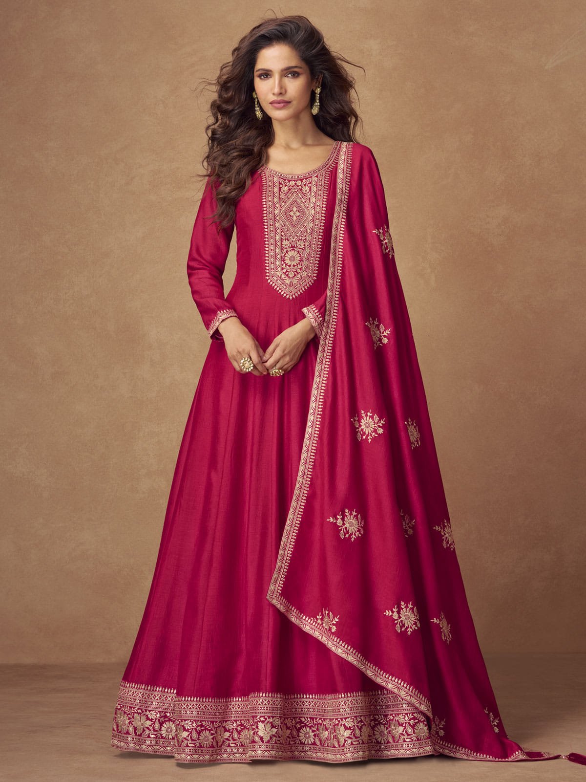 Gorgeous Red ARSK - Indian Dress House 786