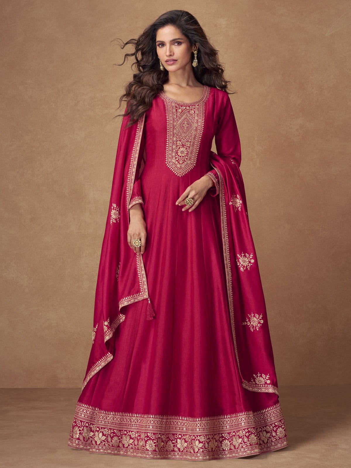Gorgeous Red ARSK - Indian Dress House 786