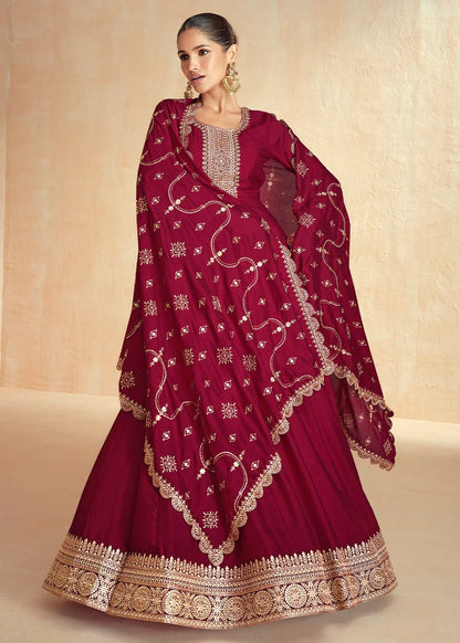 Gorgeous Red ATG - Indian Dress House 786