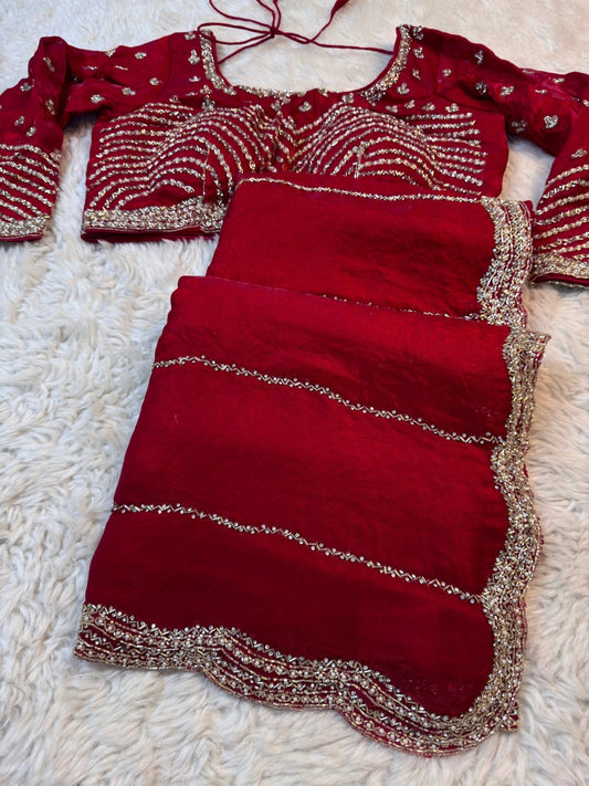 Gorgeous Silk JYTS Saree - Indian Dress House 786