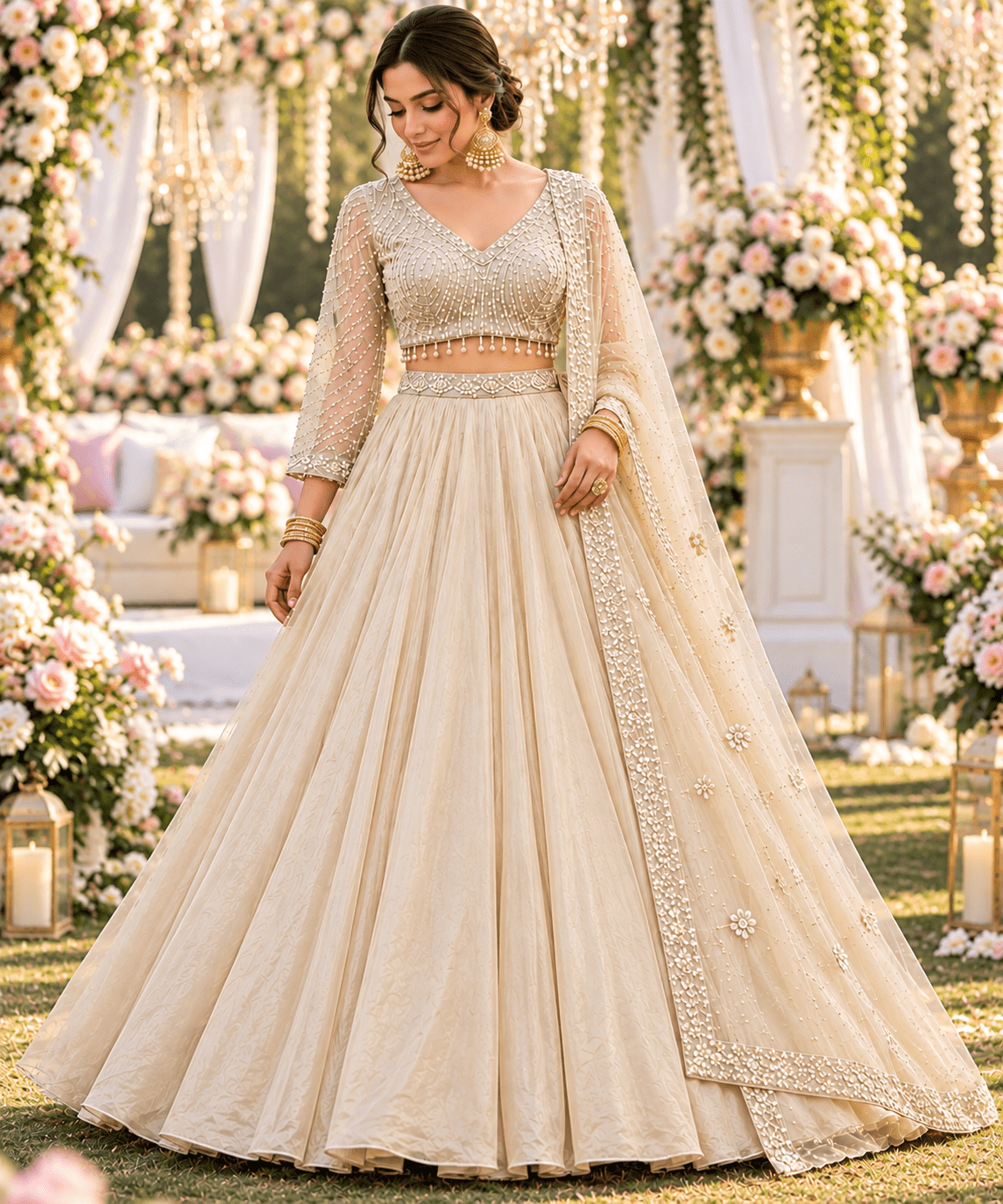 Gorgeous Simple Plain DPL - Indian Dress House 786