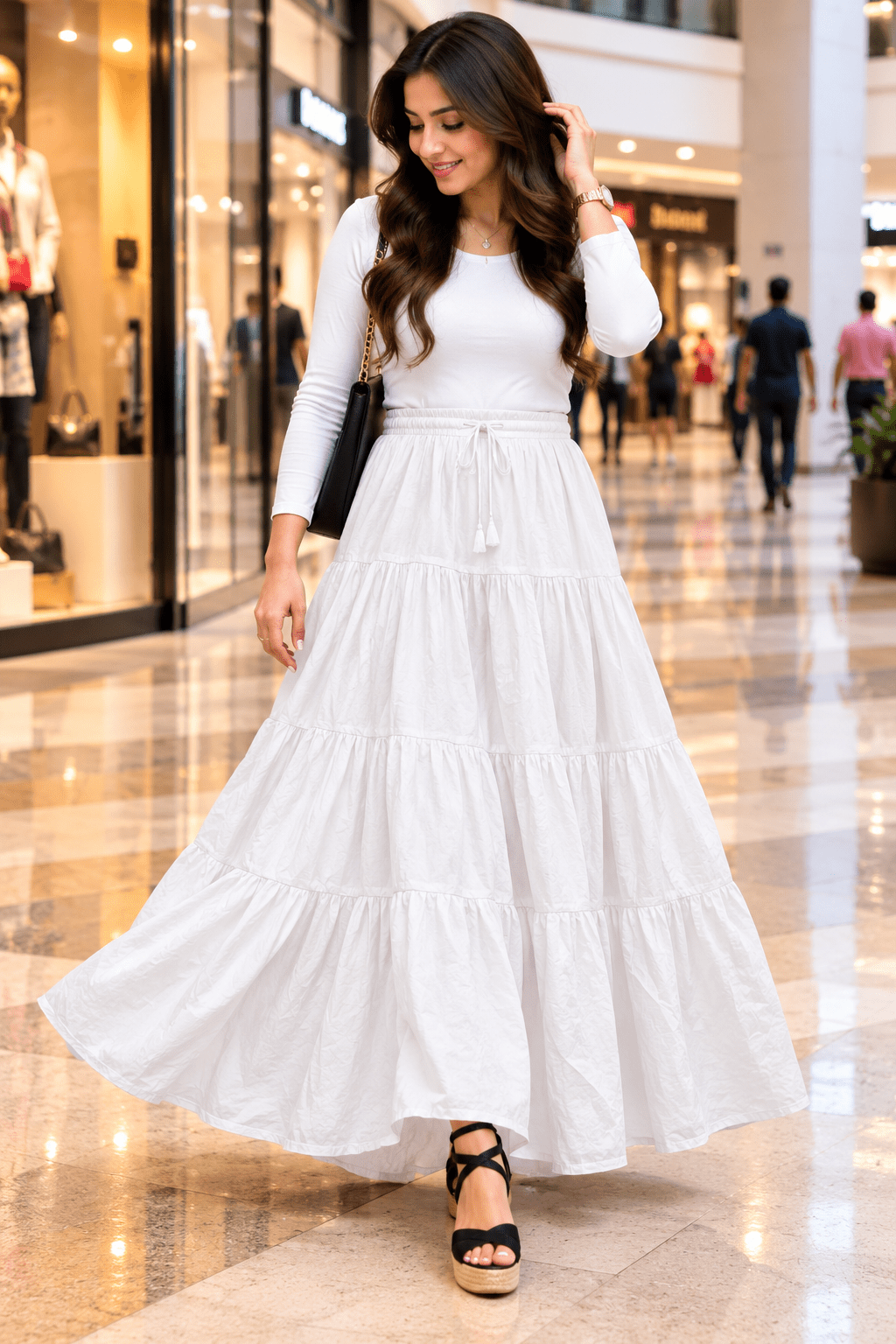 Gorgeous Solid Plain Skirts - Indian Dress House 786
