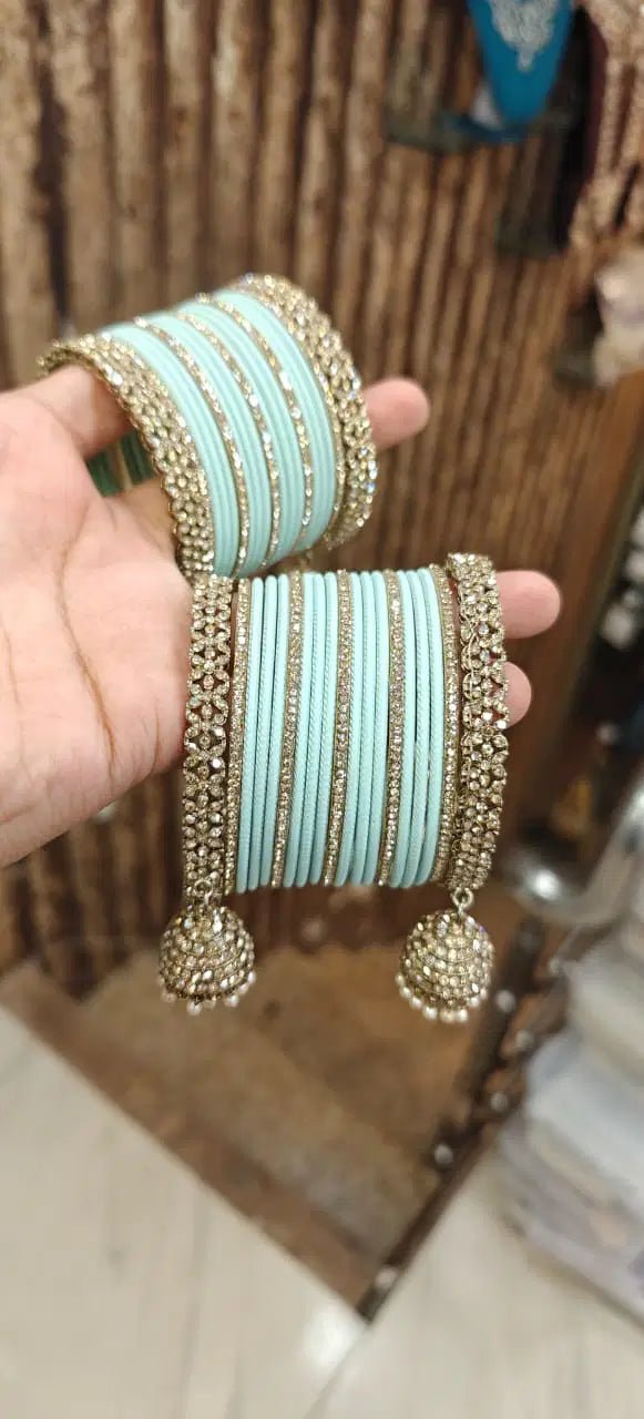 Gorgeous Unique Gold C Bangles JWY - Indian Dress House 786