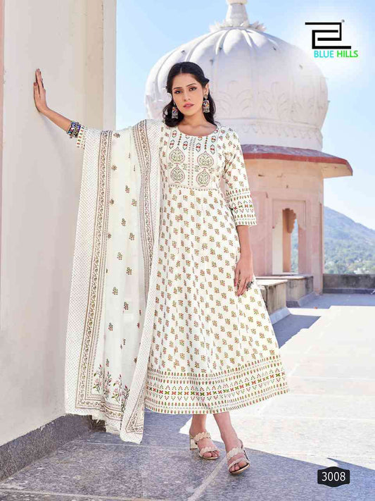 Gorgeous White BHS 3008 KTS - Indian Dress House 786