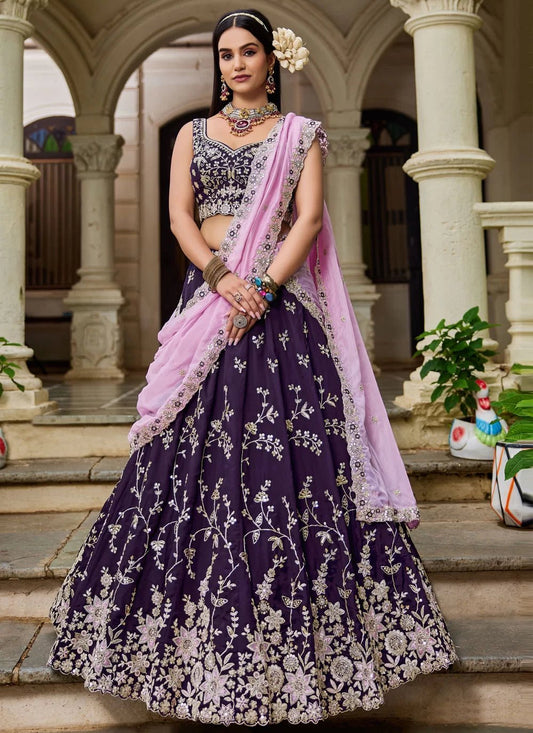 Gorgeous Wine Purple ADBL - Indian Dress House 786
