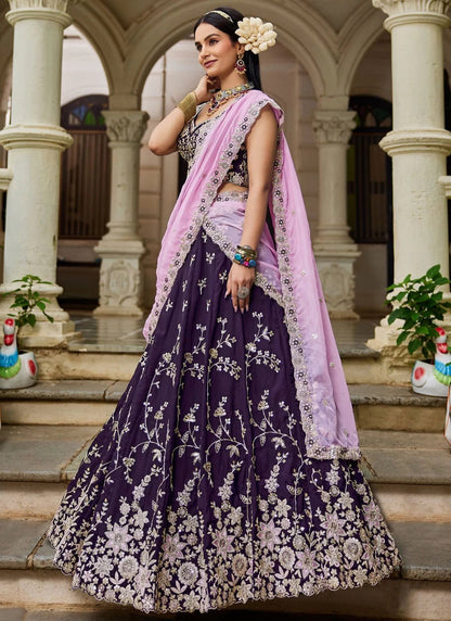 Gorgeous Wine Purple ADBL - Indian Dress House 786