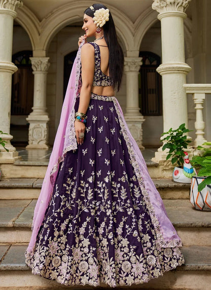 Gorgeous Wine Purple ADBL - Indian Dress House 786