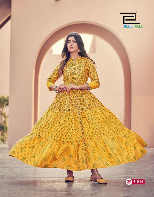 Gorgeous Yellow BHF 3004 KT - Indian Dress House 786