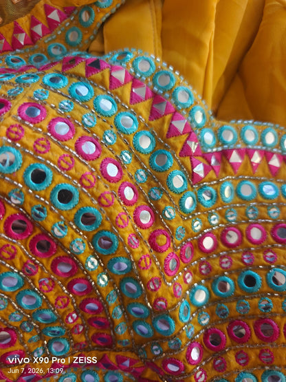Gorgeous Yellow Indo Western Plazzo Sharara - Indian Dress House 786