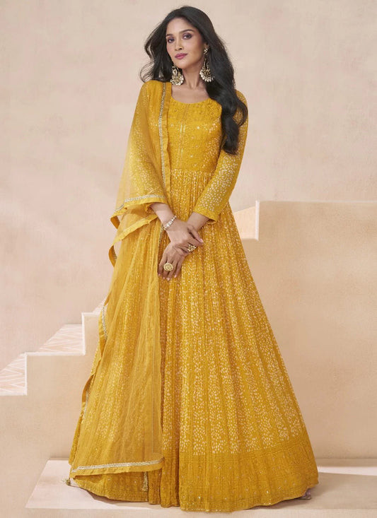 Gorgeous Yellow SYKG - Indian Dress House 786