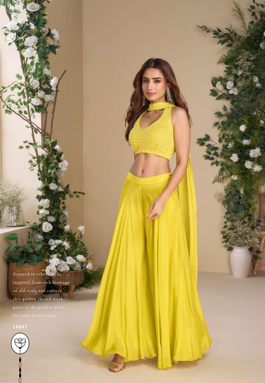 Gorgeous Yellow SYMO - Indian Dress House 786