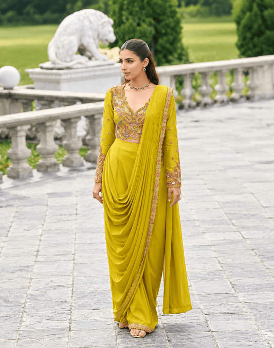 Gorgeous Yellow SYPHP - Indian Dress House 786