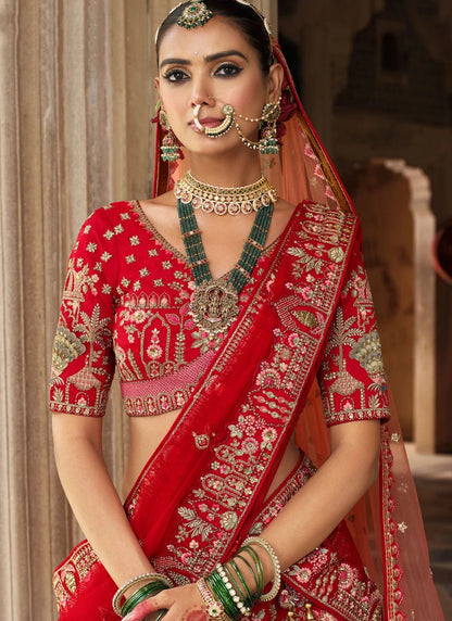 Heavy Red ABCL - Indian Dress House 786