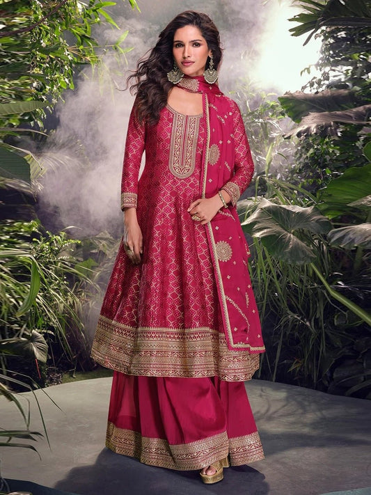 Hot Pink Sharaa SYSALE - Indian Dress House 786
