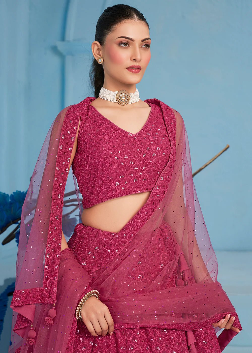 Hot Pink ZFL - Indian Dress House 786