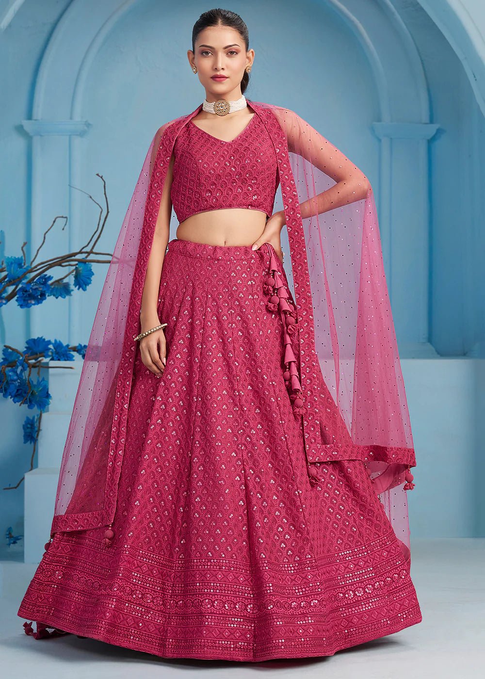 Hot Pink ZFL - Indian Dress House 786