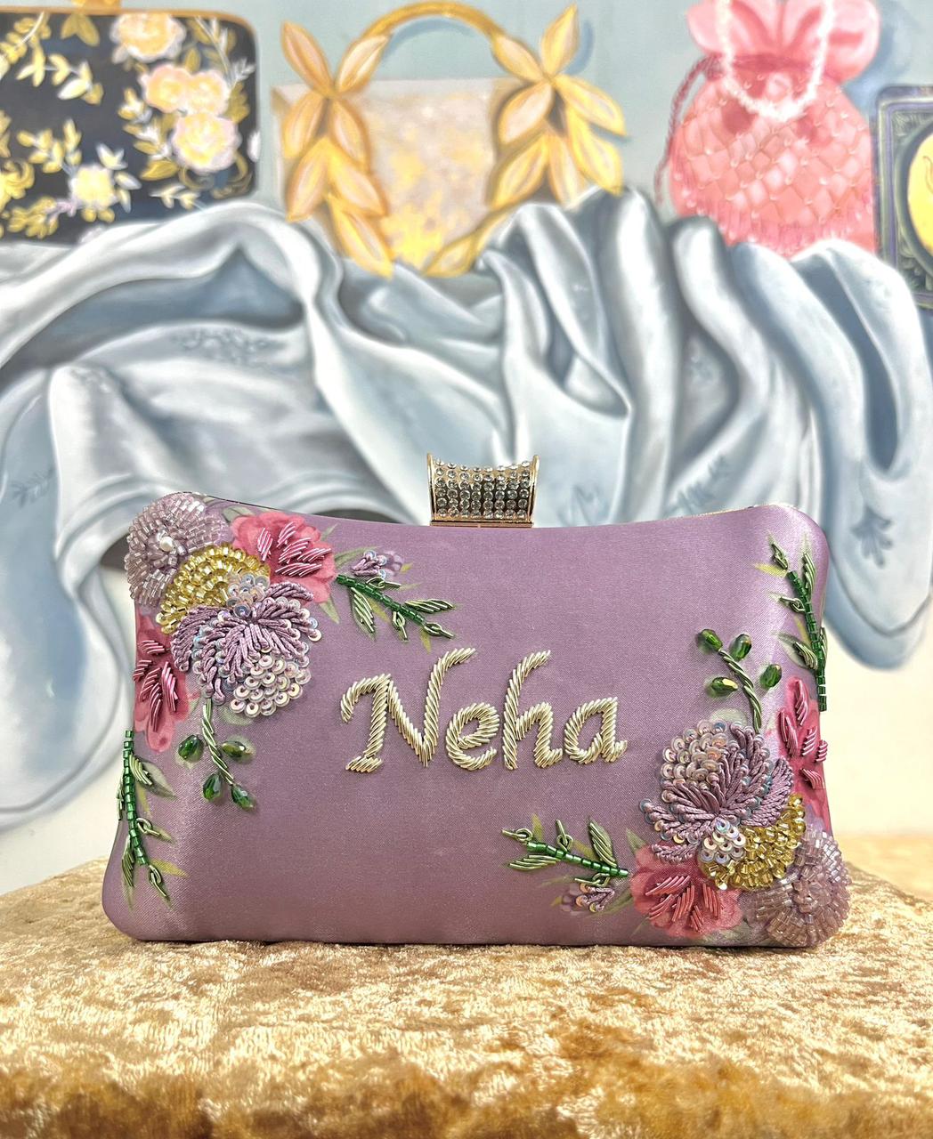 Lavender Floral CN CFB - Indian Dress House 786