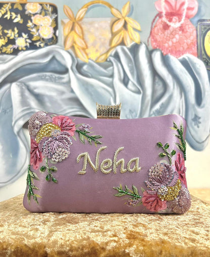 Lavender Floral CN CFB - Indian Dress House 786