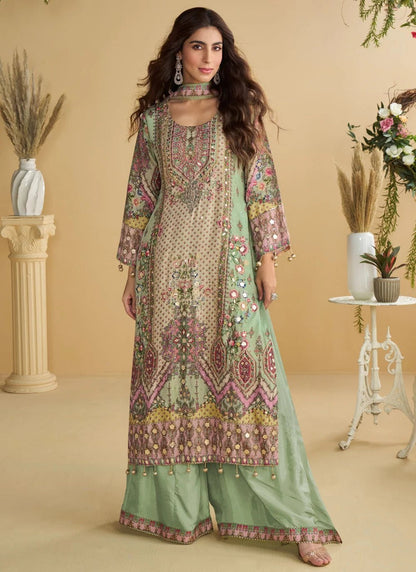 Mint Green Natural SYANP - Indian Dress House 786