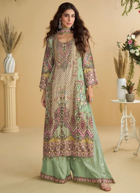 Mint Green Natural SYANP - Indian Dress House 786