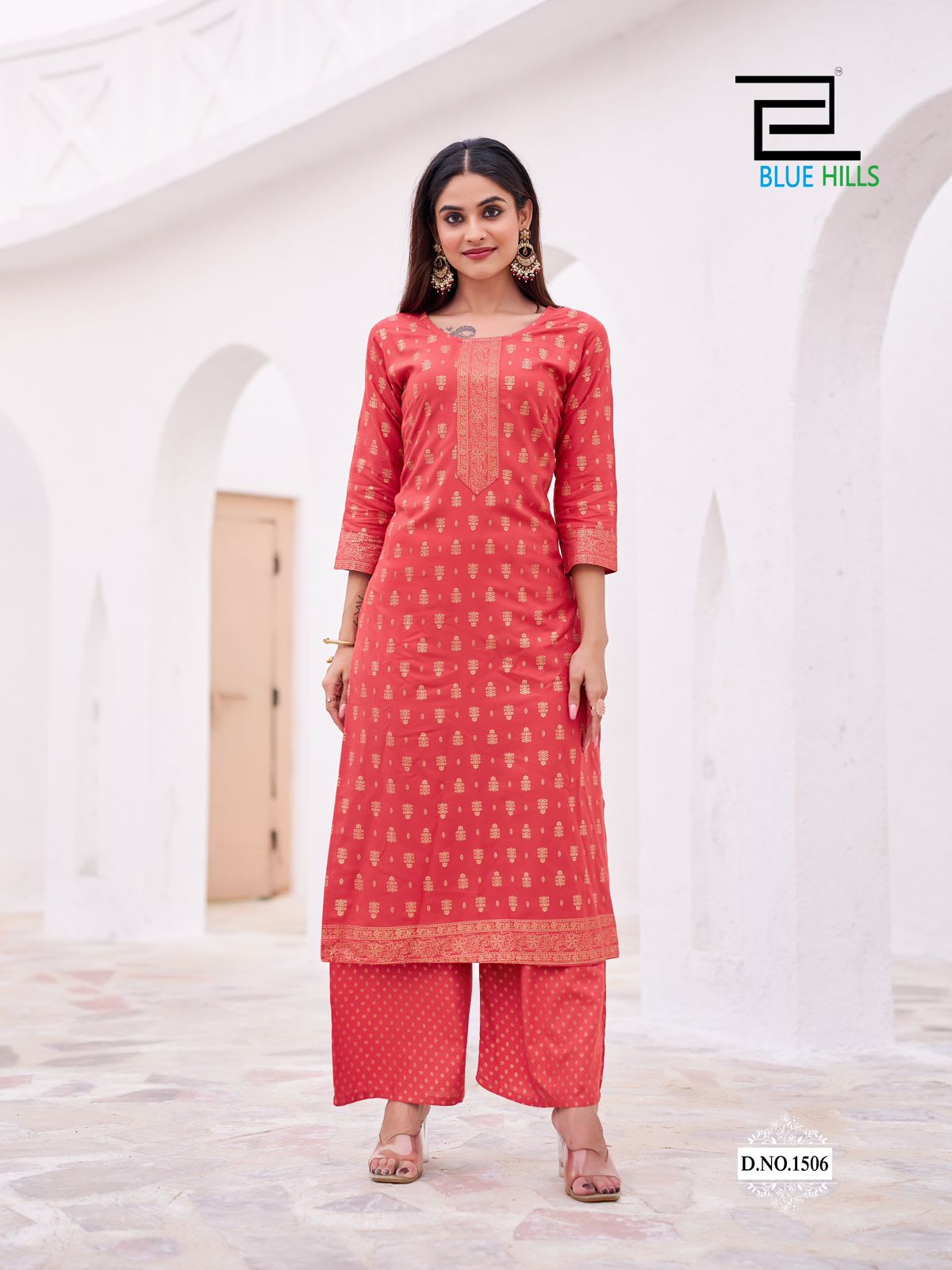 Orange BHR 1506 FVD - Indian Dress House 786