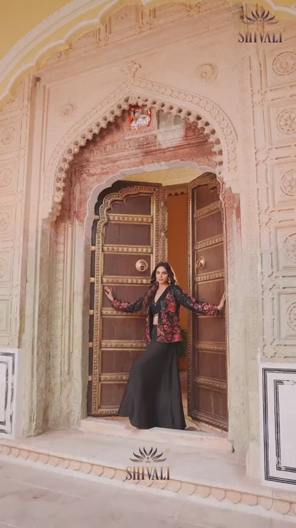 Ravishing Black Floral SHIV